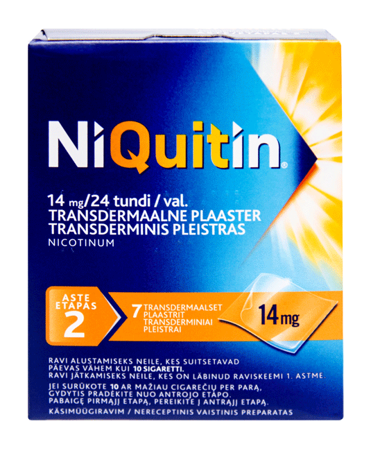 Niquitini plaastrit / 14 mg Niquitini plaastrit / 14 mg