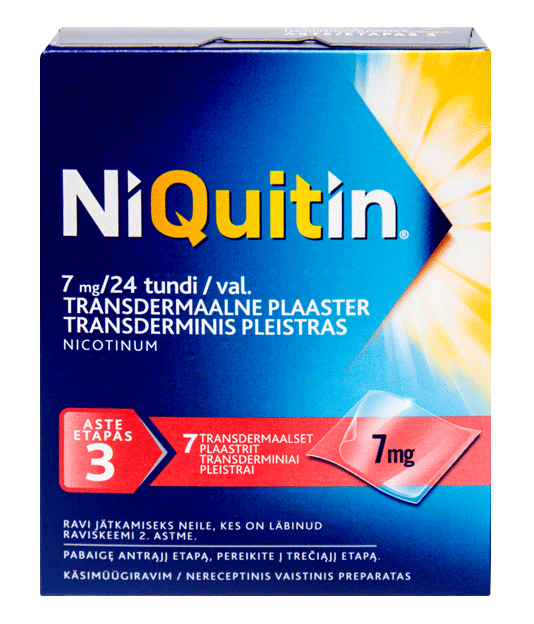 Niquitini plaastrit / 7 mg Niquitini plaastrit / 7 mg